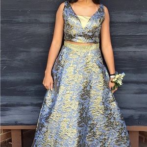 Ellie Wilde Two Piece Prom Dress
